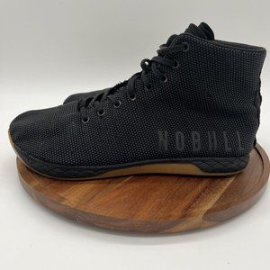 NOBULL Superfabric M 12.5 Mid Trainer Shoe Black Gum Bottom
